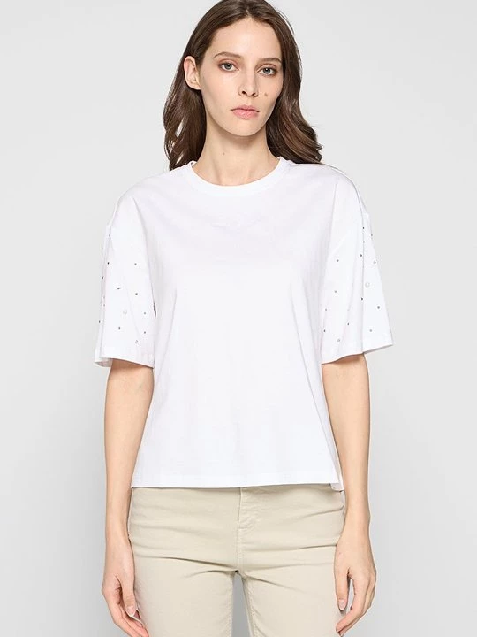 Foto van product T-shirt print KARL LAGERFELD wit