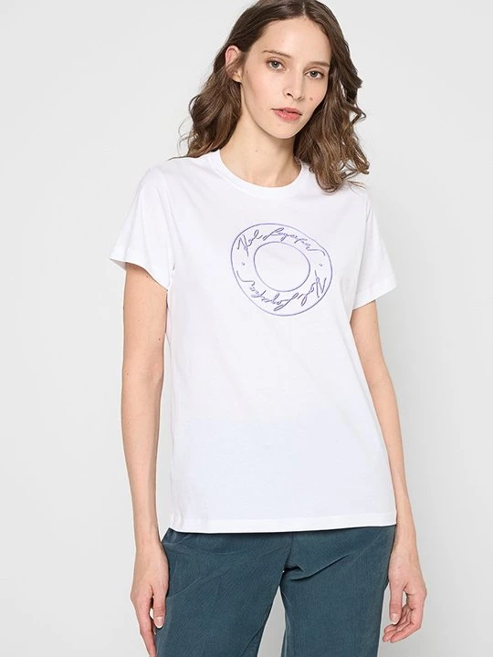 Foto van product T-shirt print KARL LAGERFELD wit