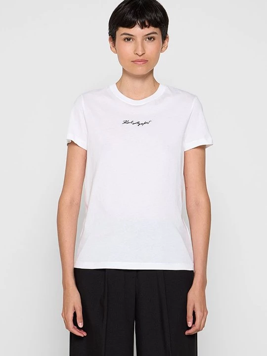 Foto van product T-shirt print KARL LAGERFELD wit