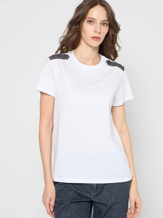 Foto van product T-shirt print KARL LAGERFELD wit