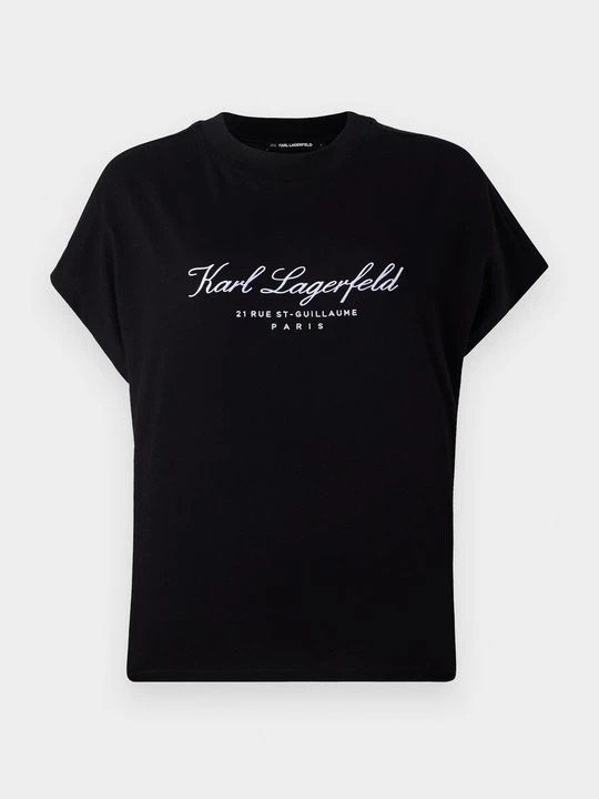 Foto van product T-shirt print KARL LAGERFELD zwart