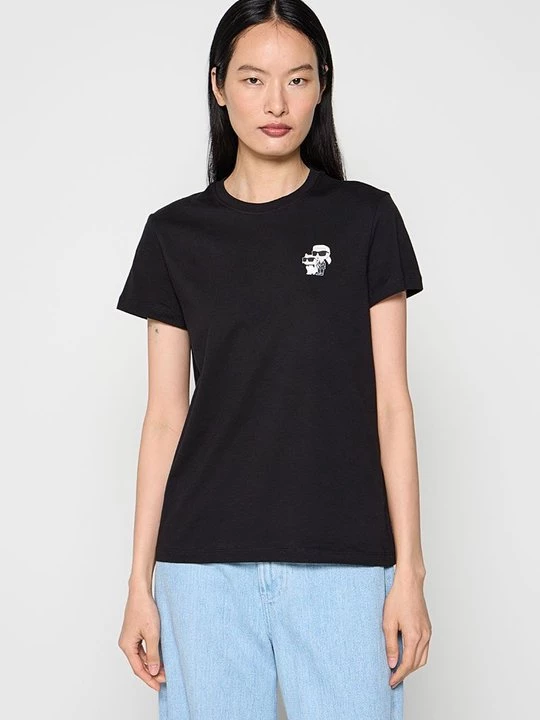Foto van product T-shirt print KARL LAGERFELD zwart