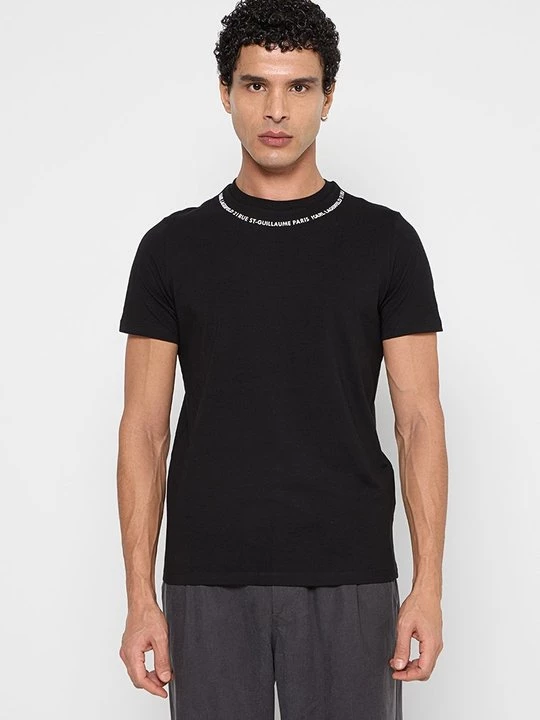 Foto van product T-shirt print KARL LAGERFELD zwart