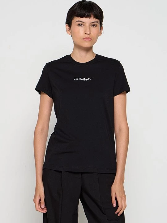 Foto van product T-shirt print KARL LAGERFELD zwart