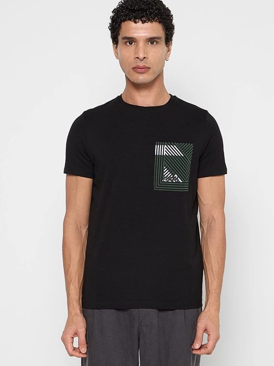 Foto van product T-shirt print KARL LAGERFELD zwart