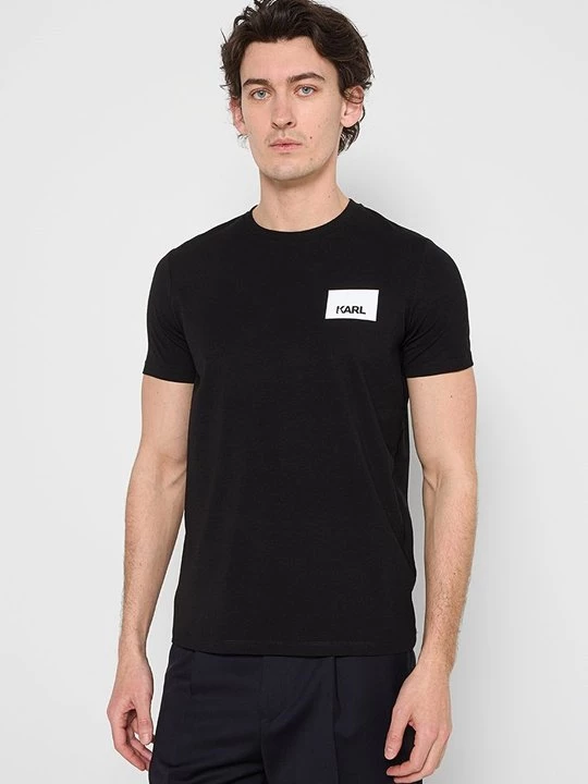 Foto van product T-shirt print KARL LAGERFELD zwart