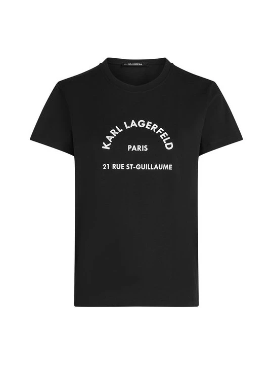 Foto van product T-shirt print KARL LAGERFELD zwart