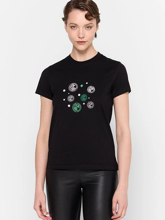 Foto van product T-shirt print KARL LAGERFELD zwart