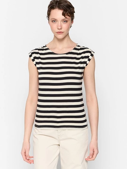 Foto van product T-shirt print khujo zwart