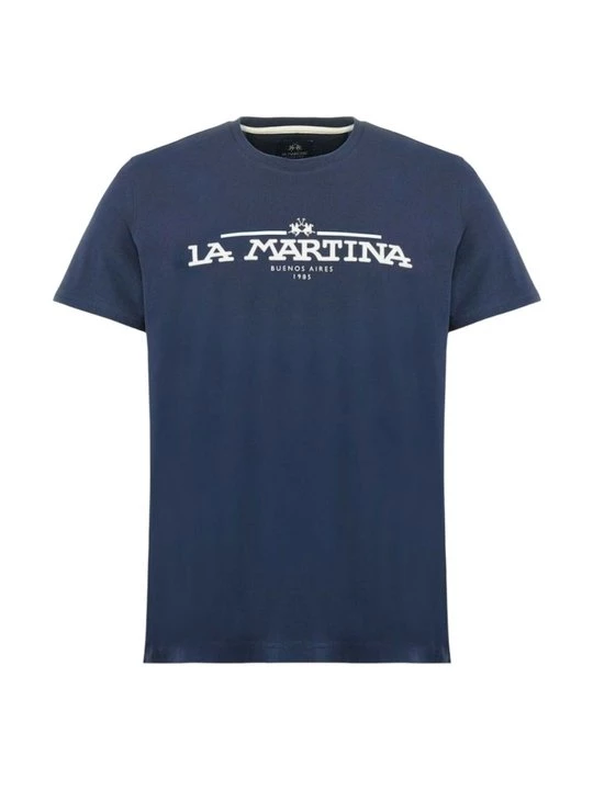 Foto van product T-shirt print La Martina blauw