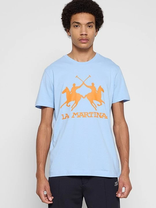 Foto van product T-shirt print La Martina blauw