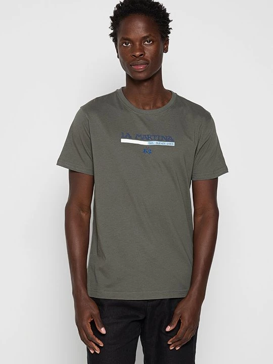 Foto van product T-shirt print La Martina grijs