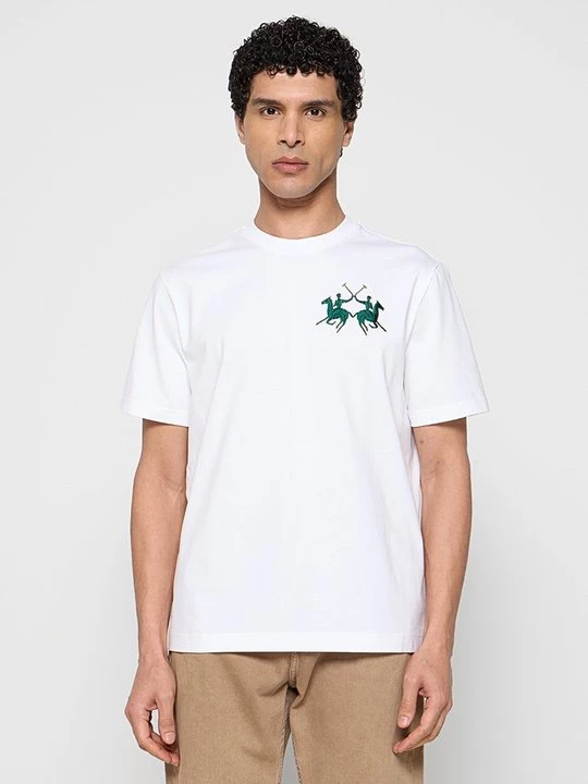 Foto van product T-shirt print La Martina wit