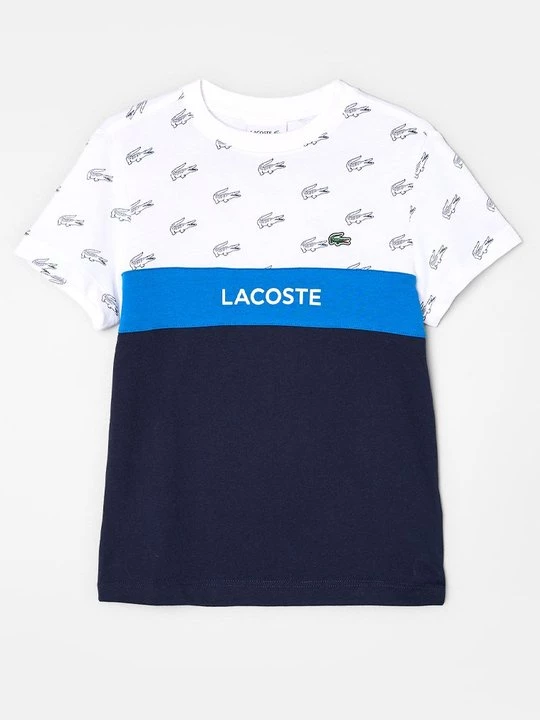 Foto van product T-shirt print Lacoste blauw