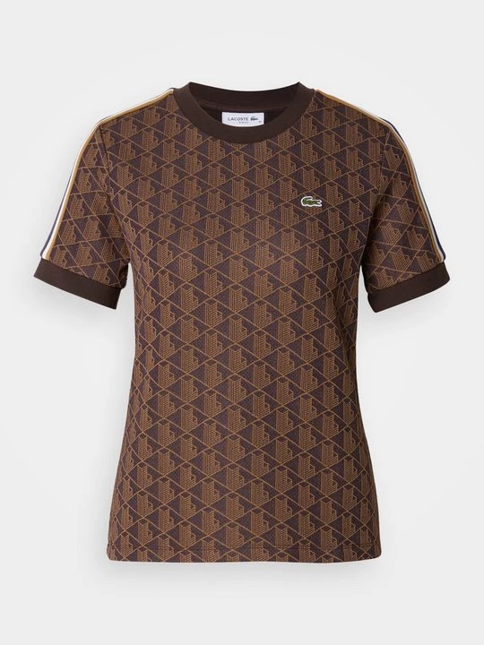 Foto van product T-shirt print Lacoste bruin