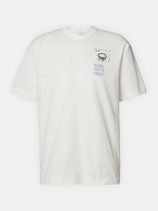 Foto van product T-shirt print Lacoste crème