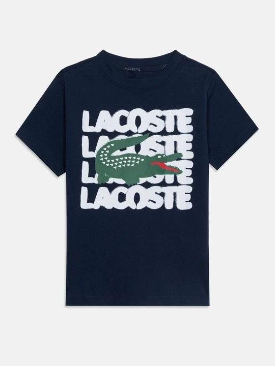 Foto van product T-shirt print Lacoste donkerblauw
