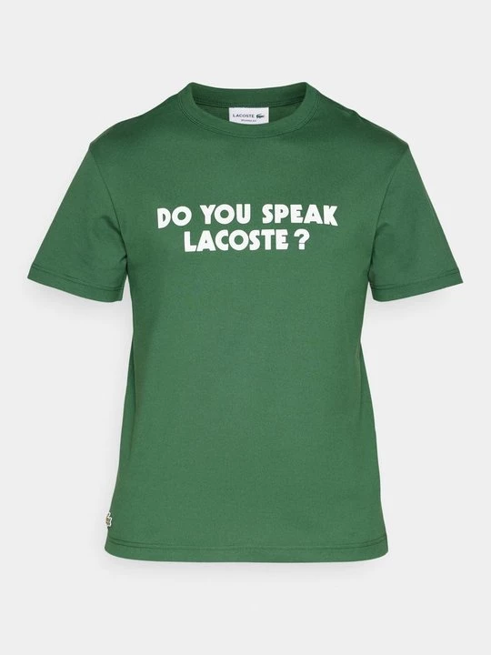 Foto van product T-shirt print Lacoste groen