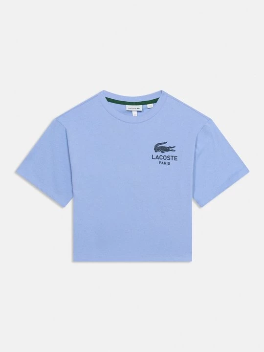 Foto van product T-shirt print Lacoste lichtblauw