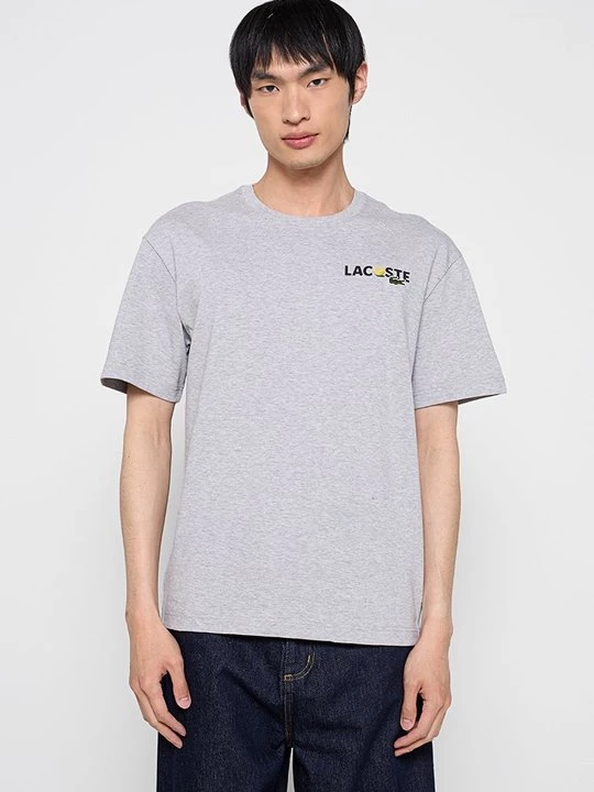 Foto van product T-shirt print Lacoste lichtgrijs