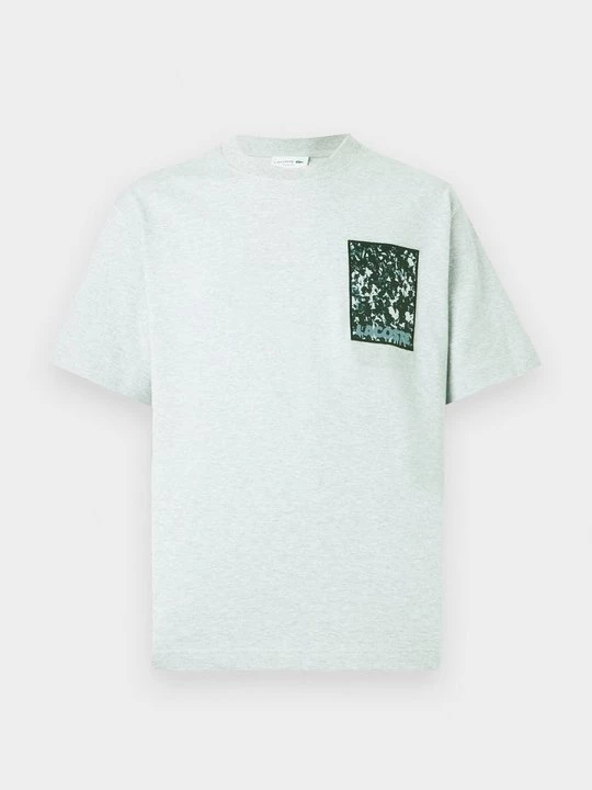 Foto van product T-shirt print Lacoste lichtgrijs