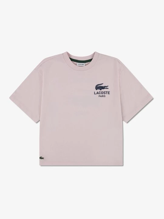 Foto van product T-shirt print Lacoste roze