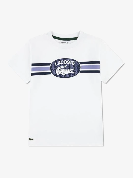 Foto van product T-shirt print Lacoste wit