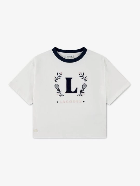 Foto van product T-shirt print Lacoste wit