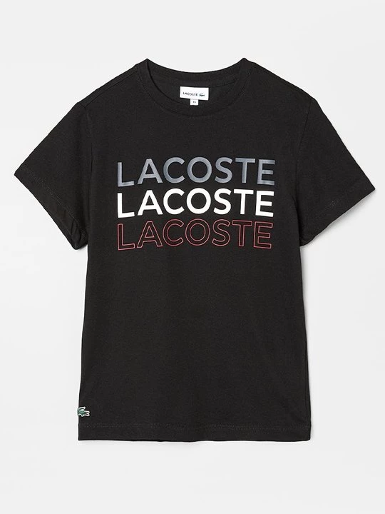 Foto van product T-shirt print Lacoste zwart