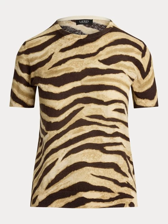 Foto van product T-shirt print Lauren Ralph Lauren beżowy