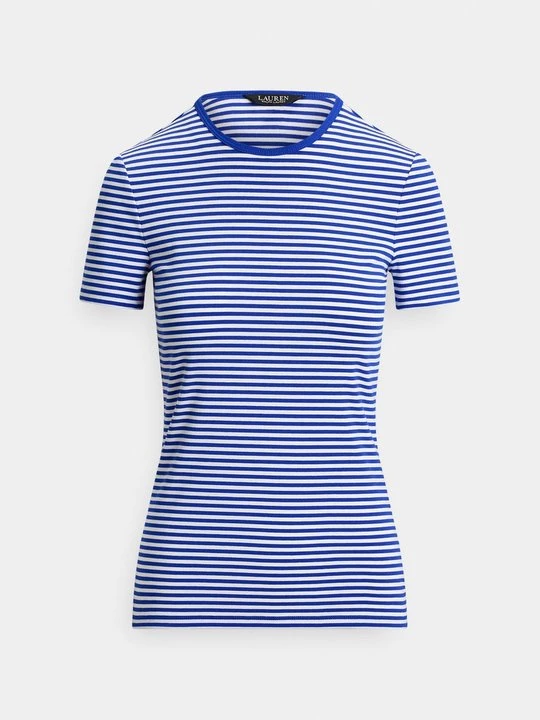 Foto van product T-shirt print Lauren Ralph Lauren koningsblauw