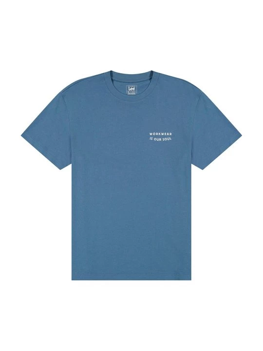 Foto van product T-shirt print Lee blauw