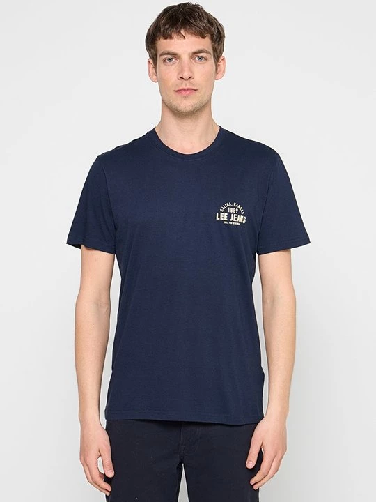Foto van product T-shirt print Lee blauw