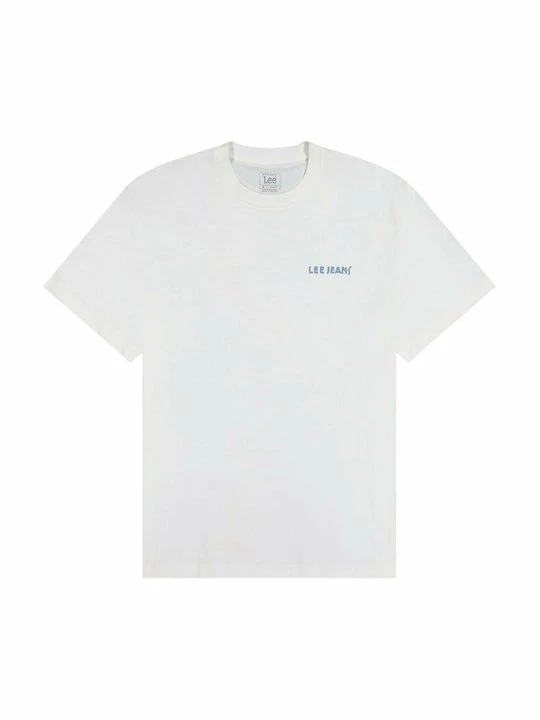 Foto van product T-shirt print Lee crème