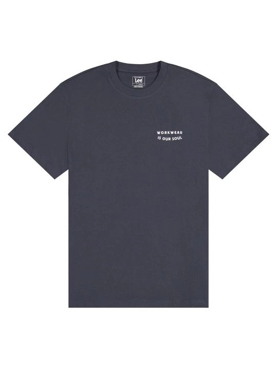 Foto van product T-shirt print Lee donkerblauw