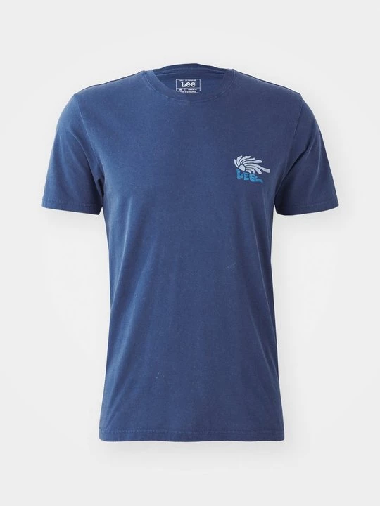 Foto van product T-shirt print Lee donkerblauw