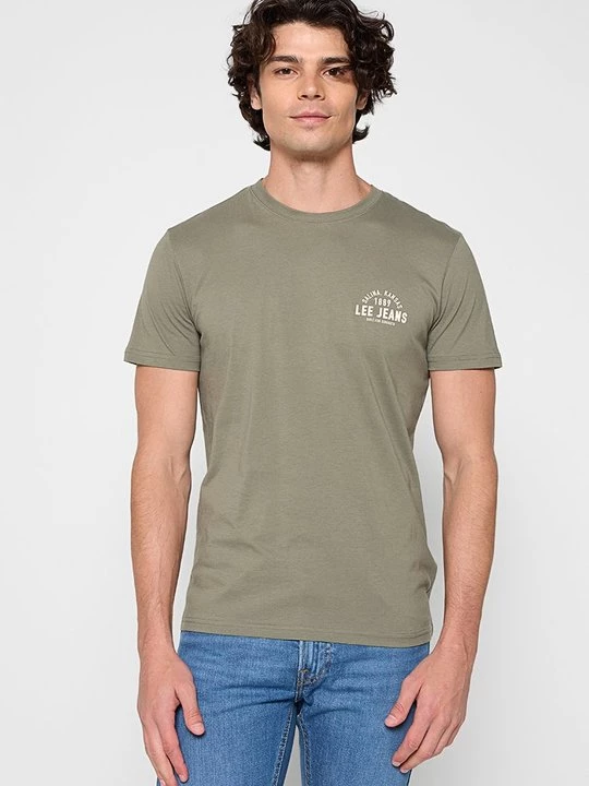 Foto van product T-shirt print Lee groen
