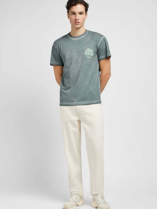 Foto van product T-shirt print Lee groen