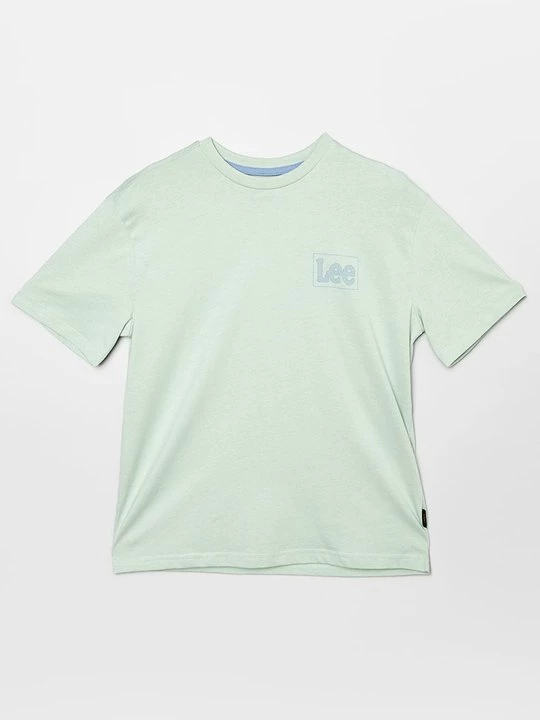 Foto van product T-shirt print Lee lichtgroen