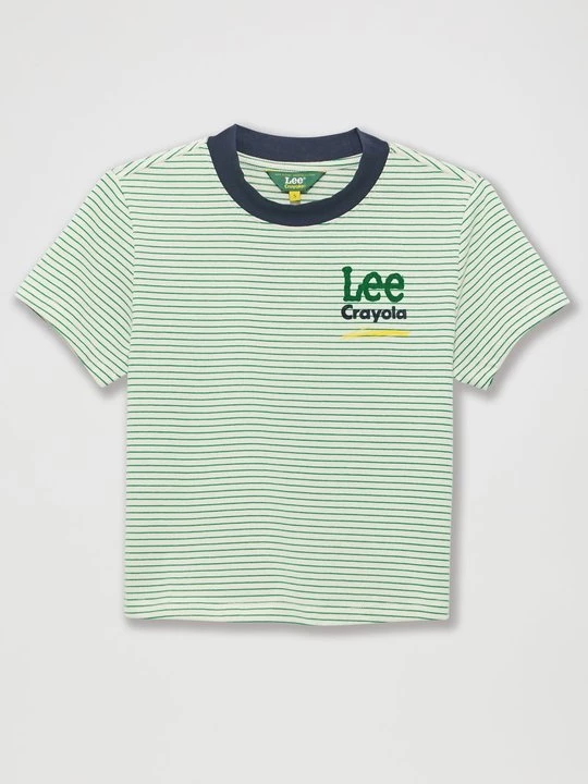 Foto van product T-shirt print Lee wit