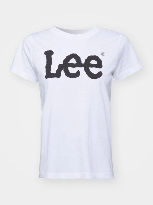 Foto van product T-shirt print Lee wit