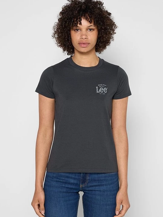 Foto van product T-shirt print Lee zwart
