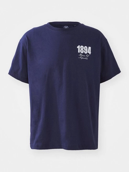 Foto van product T-shirt print Legacies donkerblauw
