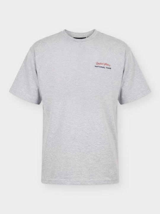 Foto van product T-shirt print Legacies grijs gemêleerd