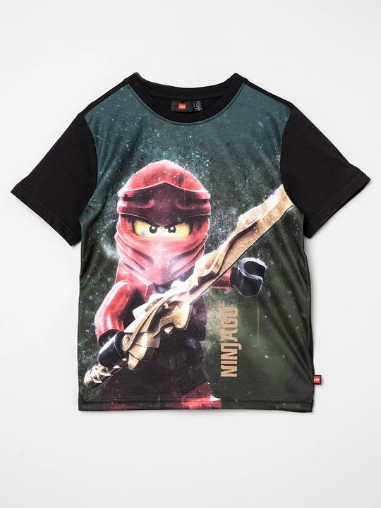 Foto van product T-shirt print LEGO zwart