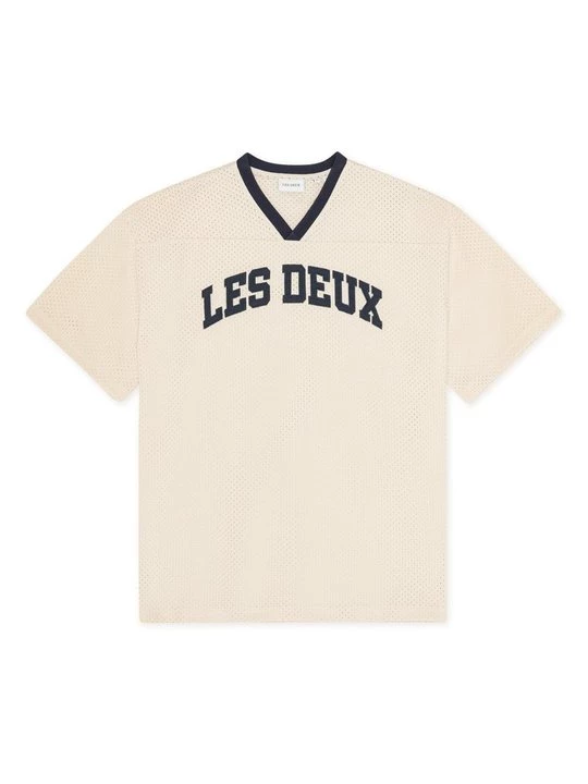 Foto van product T-shirt print Les Deux crème