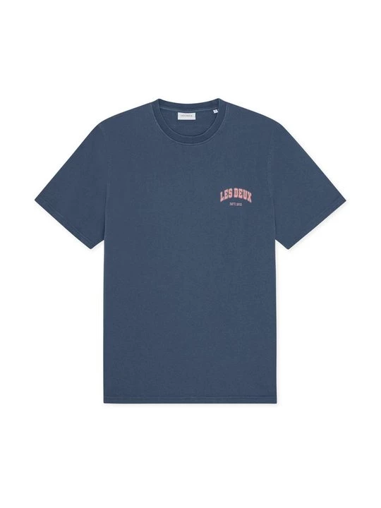 Foto van product T-shirt print Les Deux donkerblauw