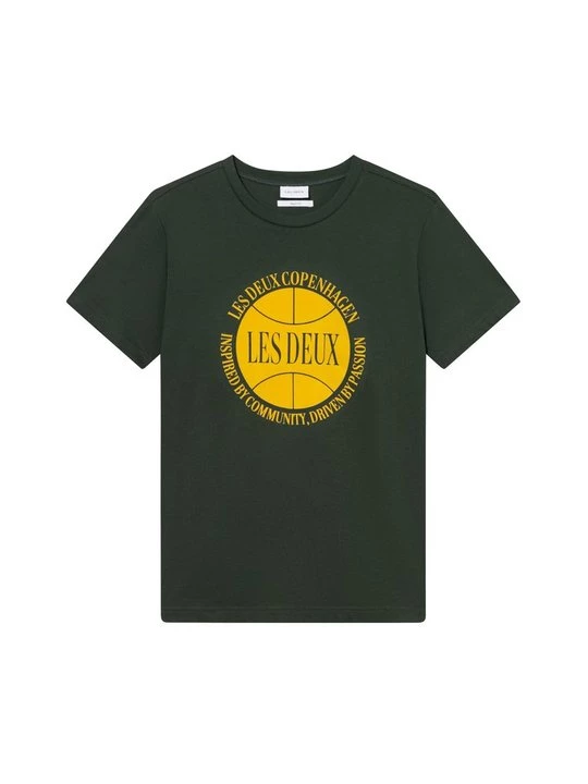 Foto van product T-shirt print Les Deux groen