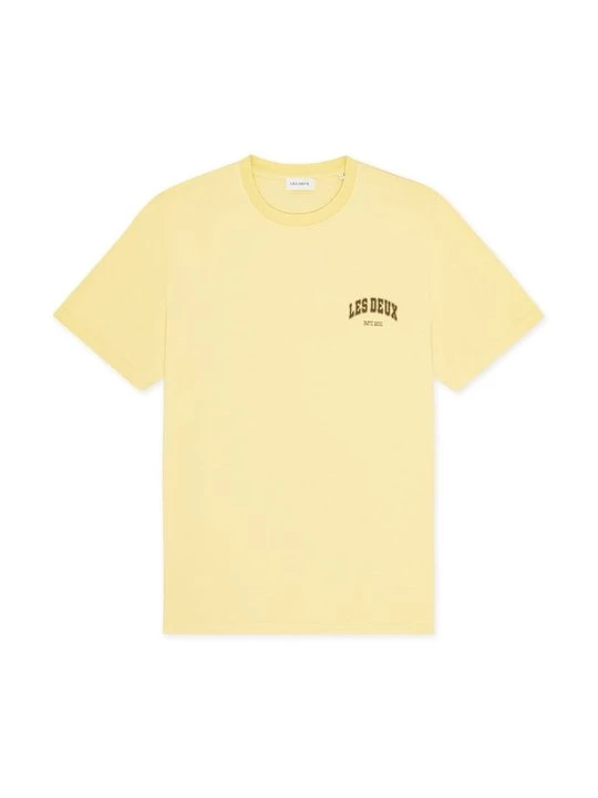 Foto van product T-shirt print Les Deux lichtgeel