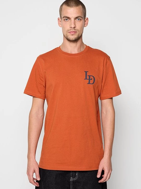 Foto van product T-shirt print Les Deux oranje